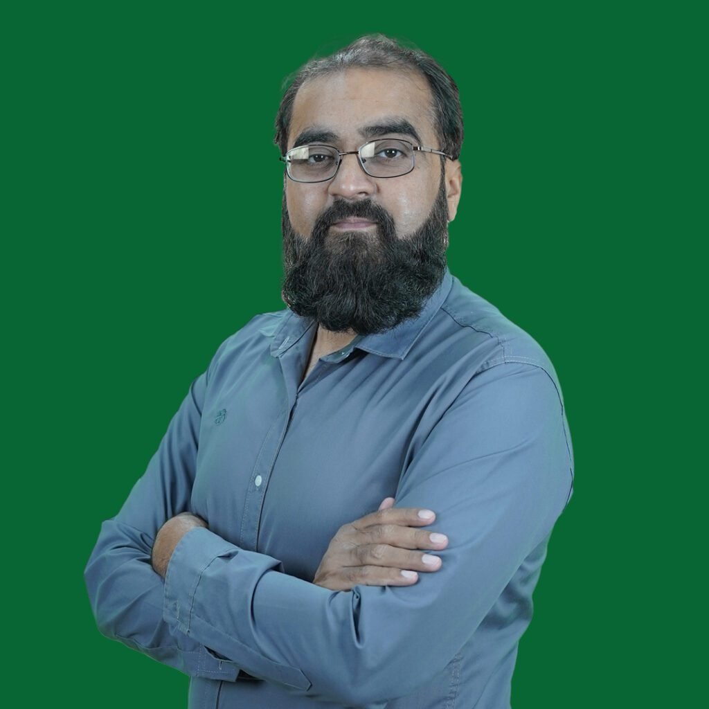 Syed Khuram Ali, Manager Finance overseeing financial operations and budgeting